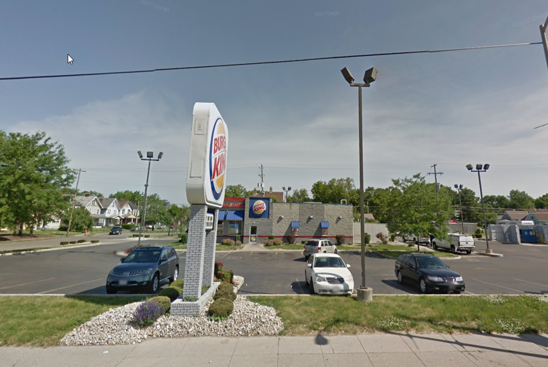 Restaurant sign and parking lot in the Ohio retail portfolio